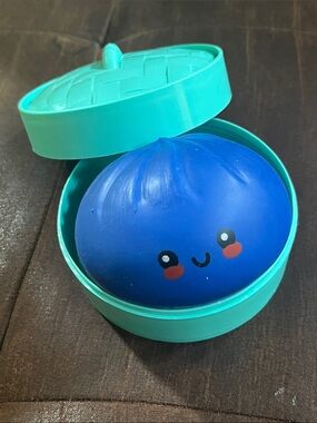 “The viral mystery dumpling” - shark series; royal blue dumpling